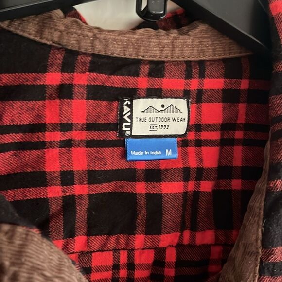 KAVU BILLIE JEAN FLANNEL SIZE MEDIUM - Picture 3 of 7